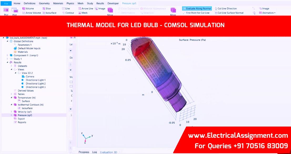 Induction Heating COMSOL Electromagnetic Thermal Model screenshot 7